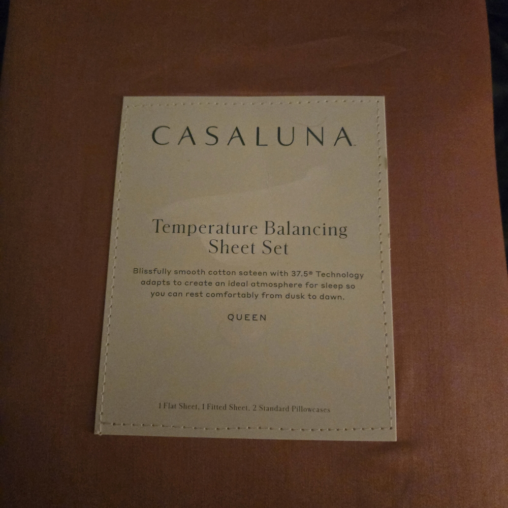 Casaluna Warm Tan Sheet Set